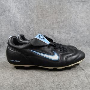 Nike Shoes Womens 9 Soccer Cleats Volant FG-E Black Leather Lace Up Low Athletic